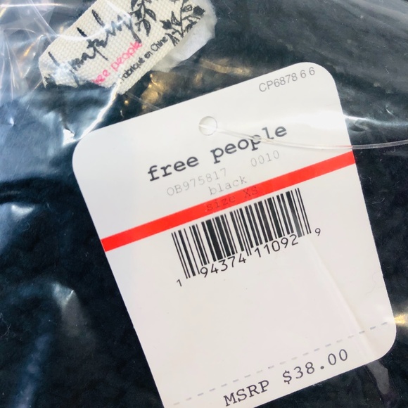 Free People Black You Wanna Brami Crochet Bra Top - Picture 12 of 12